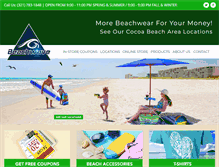 Tablet Screenshot of beachwearforless.com